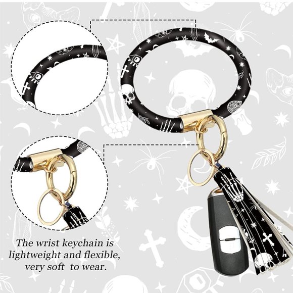 Lux Moon & Star Wrist Tasseled Keychain - Picture 5 of 5